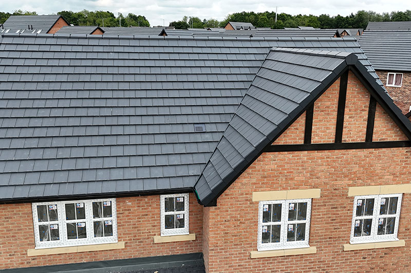 Redland Concrete tiles installed by roofing company near me from KingCraft - Roofing & Cladding Leeds, Yorkshire and the Humber.