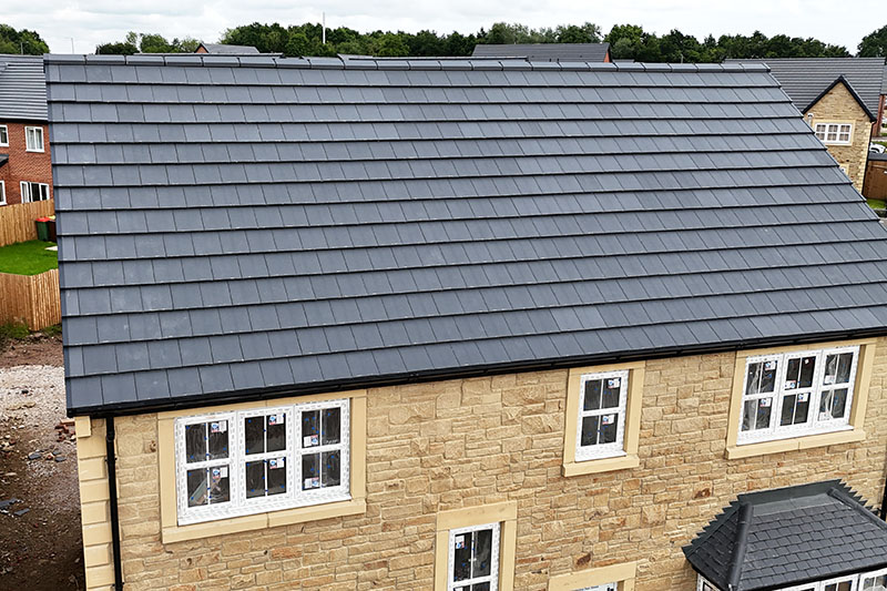 Redland Concrete tiles installed by roofer near me KingCraft - Roofing & Cladding Leeds, Yorkshire and the Humber.