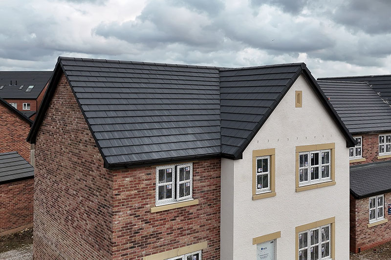 Redland Concrete tiles installed by local roofers Leeds from KingCraft - Roofing & Cladding Leeds, Yorkshire and the Humber.