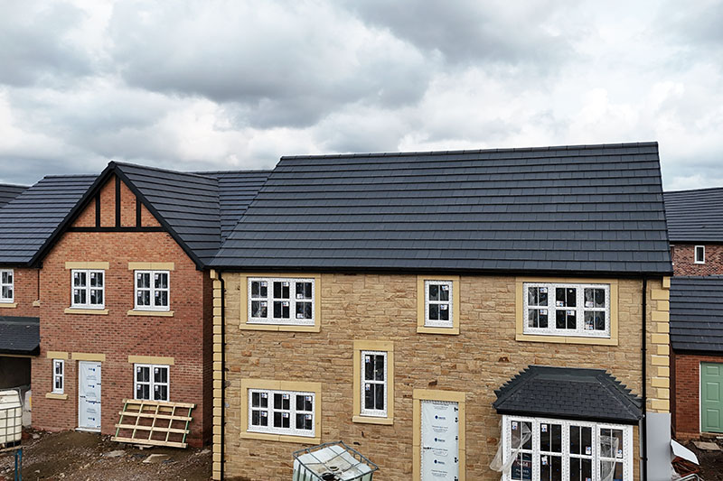 Redland Concrete tiles installed by roofing contractors near me from KingCraft - Roofing & Cladding Leeds, Yorkshire and the Humber.