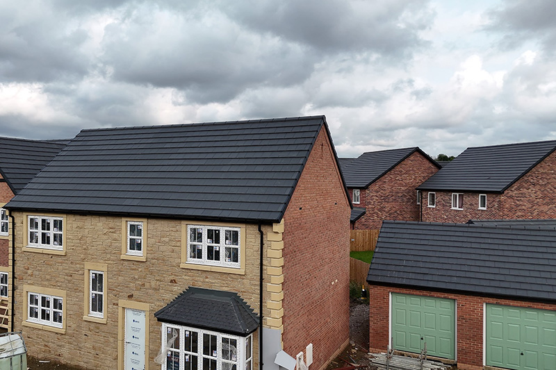 Redland Concrete tiles installed by roofers from KingCraft - Roofing & Cladding Leeds, Yorkshire and the Humber.