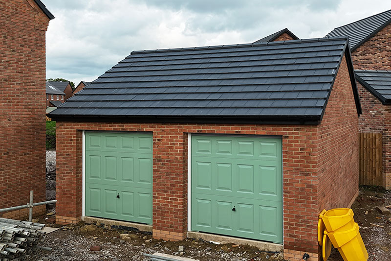 Redland concrete roofing tiles installed on pitched roof by roofers from KingCraft - Roofing & Cladding Leeds, Yorkshire and the Humber.